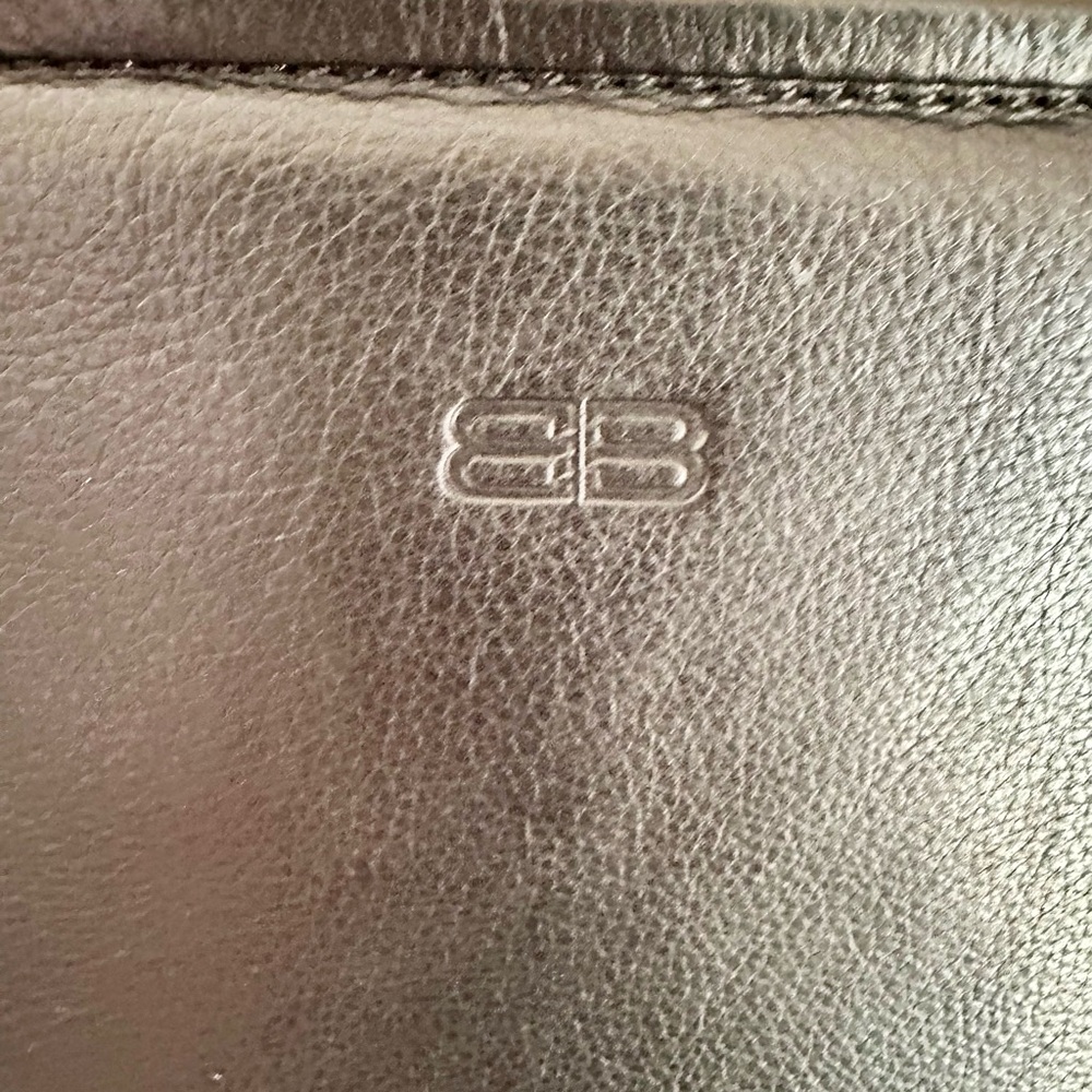Balenciaga Black Leather Clutch/wristlet - Picture 9 of 12